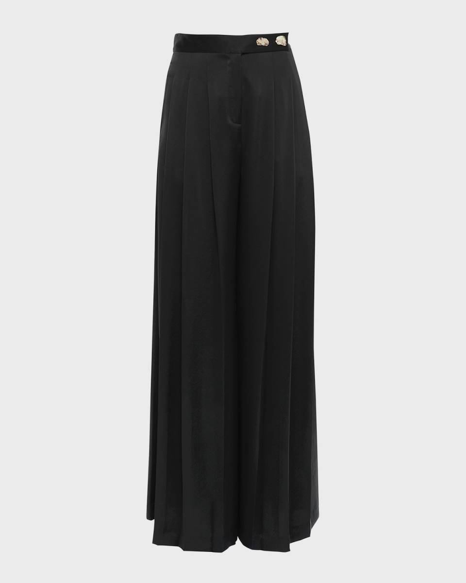 Flori Satin Trousers